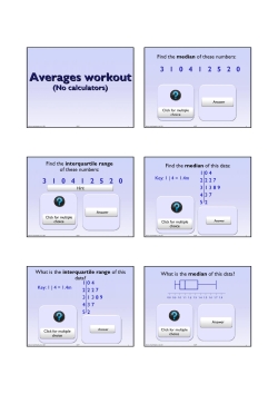 Averages workout