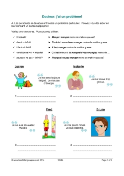 Docteur: j'ai un problème!