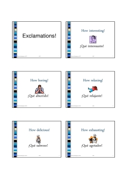Exclamations!