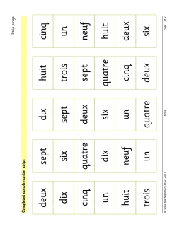 French bingo – with a twist!