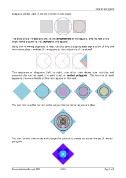 Nested polygons