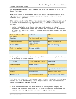 Themes, symbols and images