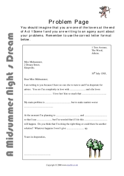 A Midsummer Night's Dream: Dear Miss Midsummer