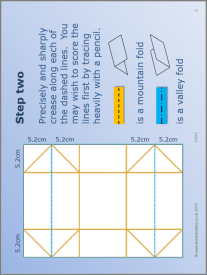 Origami trays