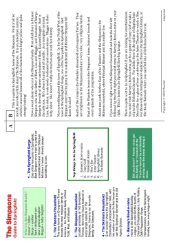 Simpsons guide - what makes an effective information leaflet?