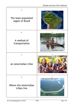 Peoples and uses of the rainforest