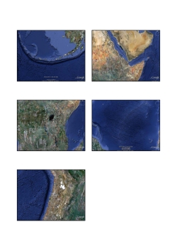 Plate tectonics and associated landforms using satellite images