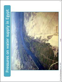 Water supply and demand in Egypt
