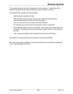 Structure log book
