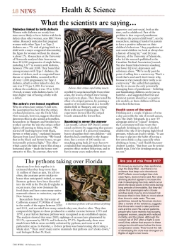 News based lesson: The pythons taking over Florida