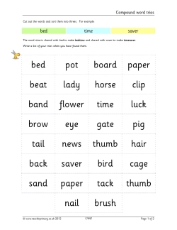 Compound word trios