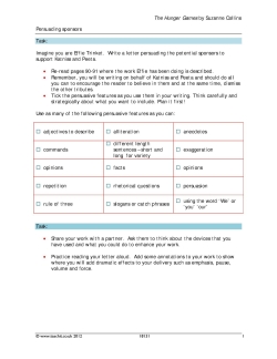 Persuading sponsors Persuading sponsors