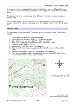 An introduction to contour lines