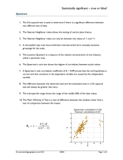 Statistically significant – true or false?