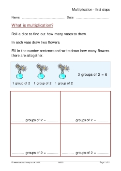 Multiplication - first steps