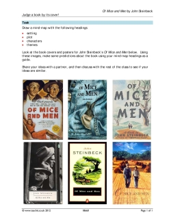 Judge a book by its cover!