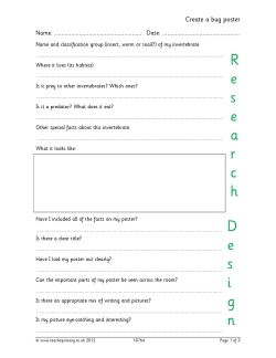 Create a bug poster