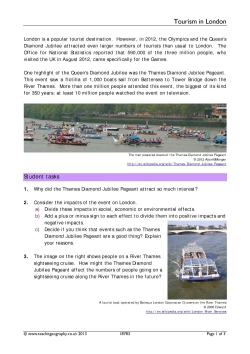Tourism in London