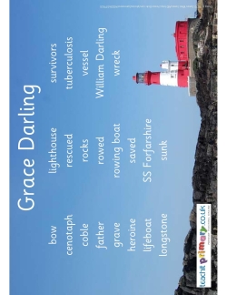 Grace Darling word mat – KS1