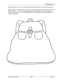 Whose bag is it?