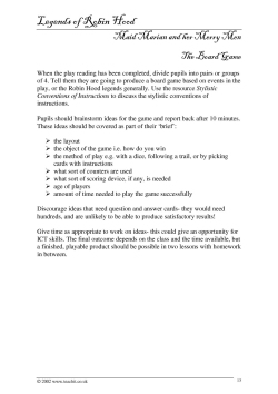 Design a board game and wordsearch Design a board game and wordsearch