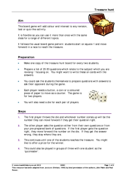 Treasure hunt Treasure hunt