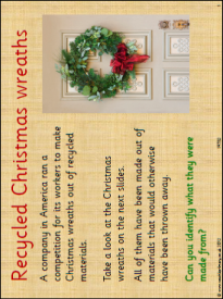 Recycled Christmas wreaths