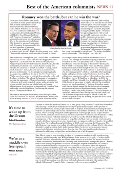 News-based lesson: It's time to wake up from the Dream
