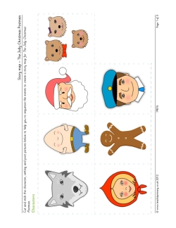 Story map – 'The Jolly Christmas Postman'
