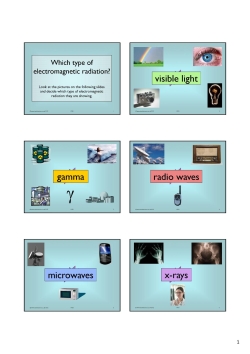 Which type of electromagnetic radiation?