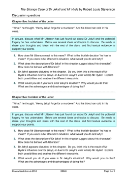 Discussion questions