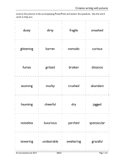 Creative writing with pictures