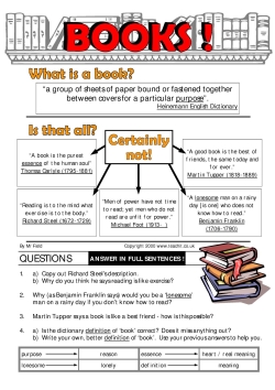 What is a book?