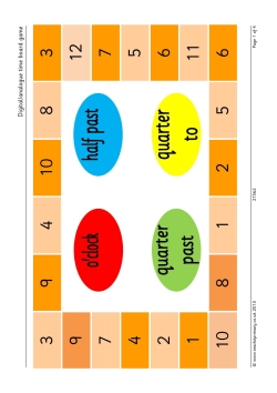 Digital/analogue time board game