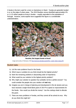 A favela action plan