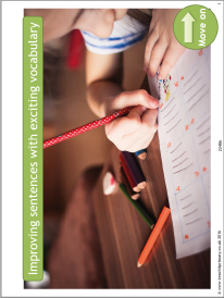 Improving sentences with exciting vocabulary