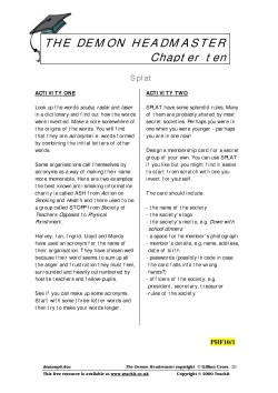 Part 6, chapters 10 - 13 Part 6, chapters 10 - 13
