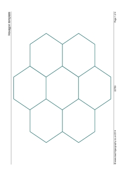 Hexagon template