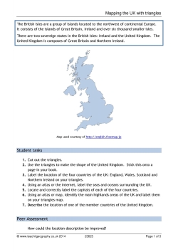 Mapping the UK with triangles