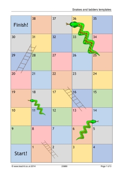 Snakes and ladders templates