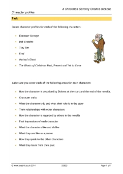 Character profiles