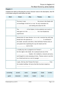 Focus on Chapters 4-6 Focus on Chapters 4-6