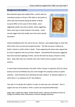 Does evidence support the ‘Hitler survival myth’?