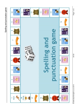 Spelling and punctuation game Spelling and punctuation game