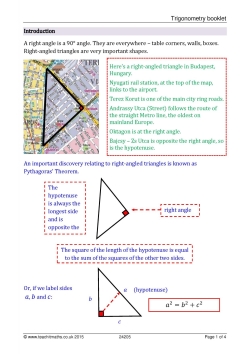 Pythagoras booklet