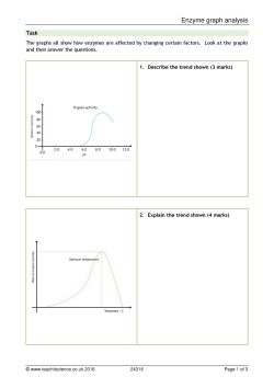 Enzyme graph analysis
