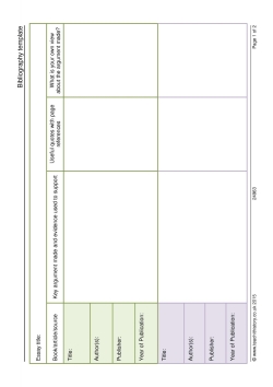 Bibliography template