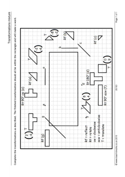 Transformations puzzle | KS3 KS4 maths | Teachit