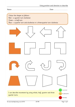 Using position and direction to describe