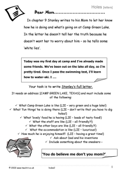 Dear Mom, Dear Stanley letters
